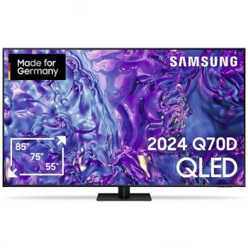 Samsung GQ85Q70DAT QLED-Fernseher (214 cm/85 Zoll, 4K Ultra HD, Smart-TV, Neural Quantum 4K AI Gen2 Prozessor, bis zu 120Hz)