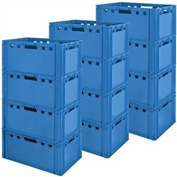 Kingpower Metall‑Kunststoff-Kiste – 12 Stück Fleischbehälter, Eurobox