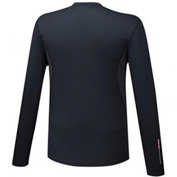 Top Mizuno Mid Weight Crew de manga larga