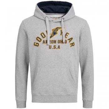 Marl Grey Flying Ohio Kapuzenpullover für Männer – Goodyear Fashion S