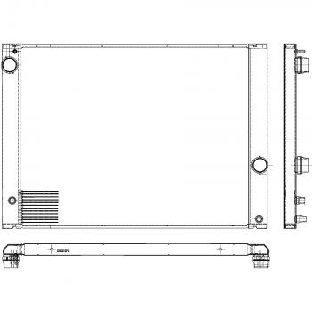 Motore Radiator BEHR Hella Service 8MK 376 780‑661 Premium Line