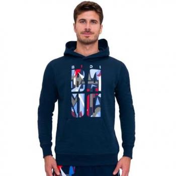 Sudadera Bidi Badu New York Chill Azul Oscuro Rojo