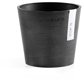 Vaso Eco Pots Amsterdam Mini Grigio Oscuro 13x11,4 cm