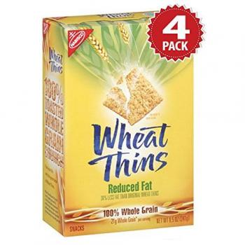 4-Pack of Reduced Fat Wheat Thins Crackers (4x241g)