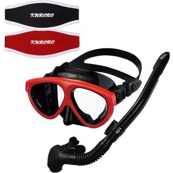 KURORO Black Red Mask Strap Cover for Gull Mantis 5