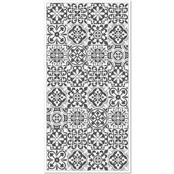 Tapis vinyle décoratif Triana gris 80x150 cm