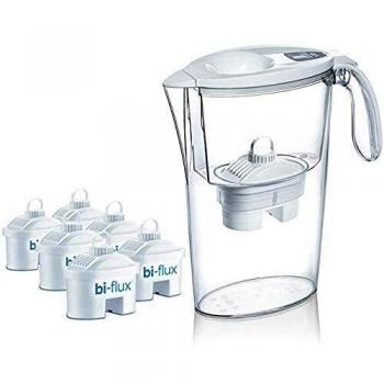 Caraffa filtrante Laica J996010 con 6 filtri Bi Flux