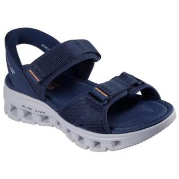 Glide‑Step Pro Salvoe Navy Blue Men’s Slip‑In Sandals (Size 7.5)