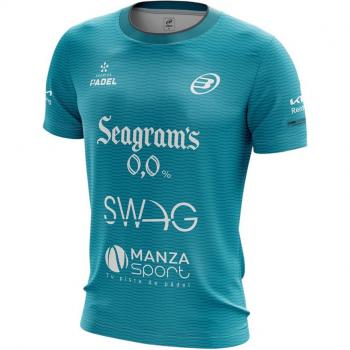 Camiseta BULLPADEL Meira Paquito Navarro FW24 Azul
