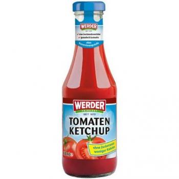 Werder Tomatenketchup, 0 % Zucker, 450 ml
