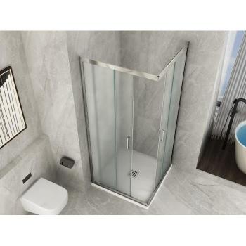 Box Doccia Cristallo 6 mm Angolare Scorrevole 75x90 cm