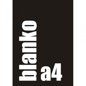 Blanko Buch A4: Notizbuch | schwarz | gebunden | 200 Seiten | cremefarbenes Papier | Softcover