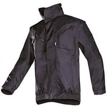 SIOEN 400AA2EU1N15XL Tempa Bomber Jacket, XL, Detachable Sleeves, Black