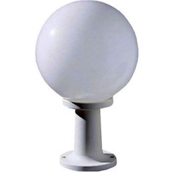 Borne extérieure Aric Luna E27 blanc opale