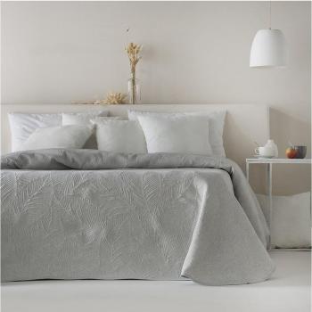 Colcha ETHERE Adriel jacquard de algodón Aluminio