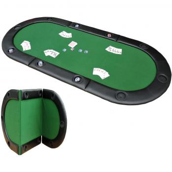 HOMCOM Carry Bag Folding Poker Table