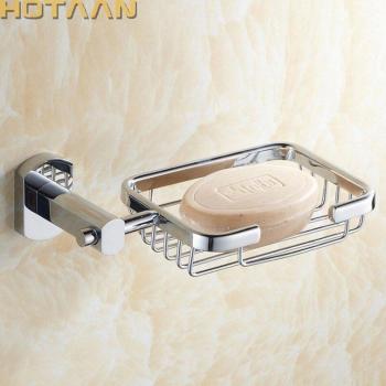 Bathroom Accessories Wall Mounted Soap Basket, Chrome Plated Brass, YT-11690