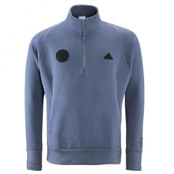 FC Schalke 04 adidas Z.N.E. Halfzip-Sweatshirt blau