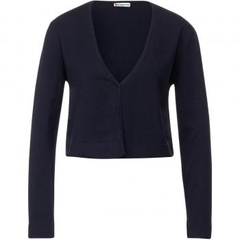 Street One Damen Strickjacke kurz tiefblau 38