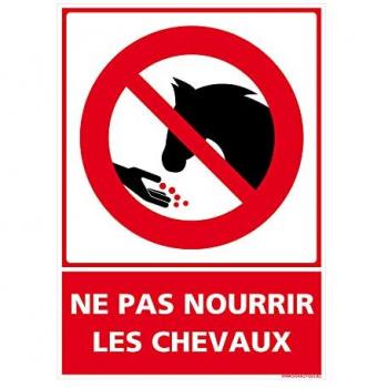 Panneau Dissuasion Nourriture Animaux