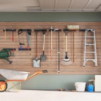 Estantes de Pared para Herramientas de Jardín