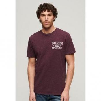 Superdry T-Shirt Athletic College in Lila