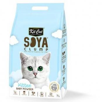 Kit Cat Arena Eco SoyaClump Polvos de Talco (Gatos , Peluquería e higiene , Arenas)