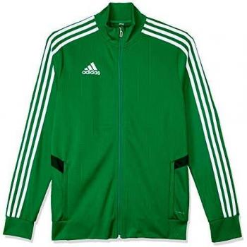 Adidas Kid's TIRO19 TR JKTY Jacket, Bold Green/Collegiate Green/White, Size 7-8A