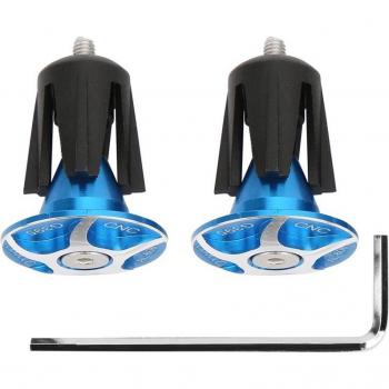 2PCS Aluminum Bicycle Handlebar End Caps