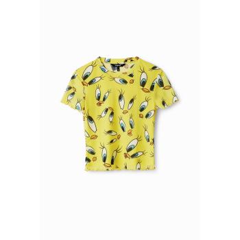 Slim Tulle Tweety Shirt in Yellow – S Size