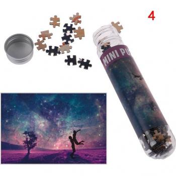 10 Types 150Pcs Mini Test Tube Puzzle for Adults and Kids: Old Master Space Stars Oil Painting