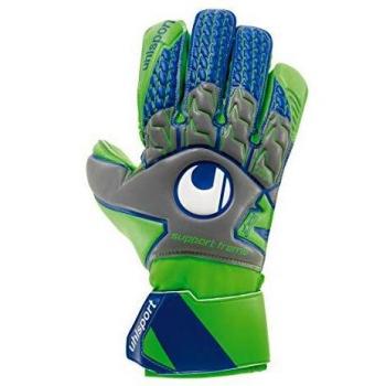 Soft SF Torwarthandschuhe von Uhlsport – TENSIONGREEN, 7, Dunkelgrau-M