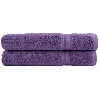 Serviettes de bain SOLUND 2 pcs violet 600 g/m²