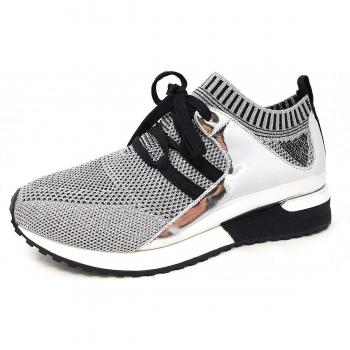 La Strada Damen Sneaker Grau EU 38