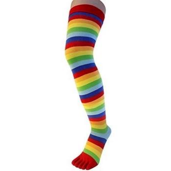 TOETOE Ladies Essential Over Knee Toe Socks
