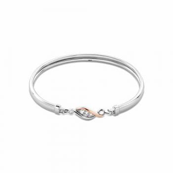 Clogau Past Present Future Sterling Silver Bangle