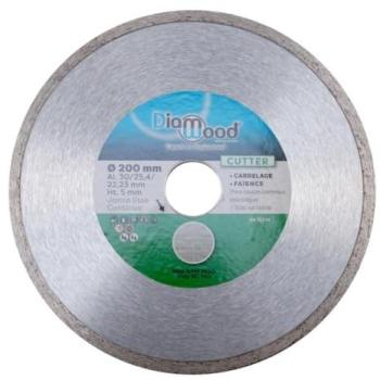 OMNIVOR Disque Diamant Carrelage Faïence 200 mm, Lame à Tronçonner, Découpe Professionnelle