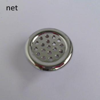 1-Piece Overflow Ring for Bath Basins, Chrome Accents