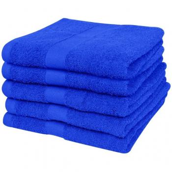 Telo da bagno in cotone 500gsm 100x150cm blu reale
