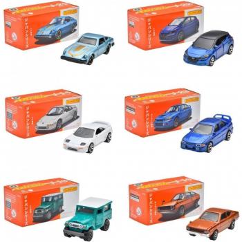 Assortiment Mini Auto's Matchbox Japan, 12 Stuks, Doosverpakking, Voertuig Speelgoed, Leeftijd 3 Jaar en Oudere