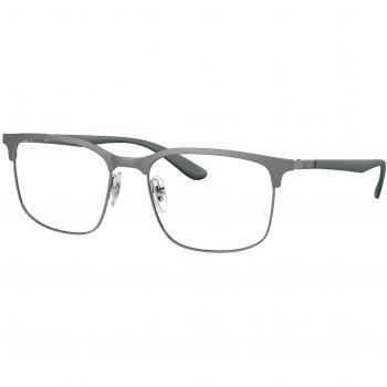Ray-Ban RX6518 2620 Unisex Squadrata Grigio
