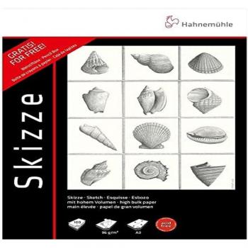 Hahnemühle 100-Sheet A3 Sketchpad + 6 Sketching Pencils 96gsm