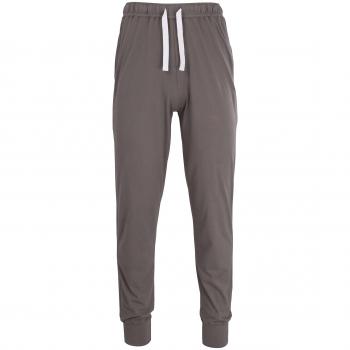 Tom Tailor Herren Langschlafjacke: Graue Schlafhose aus Baumwolle