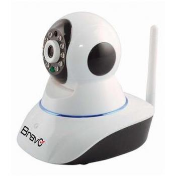 Telecamera di videosorveglianza IP Bravo con WiFi e LAN