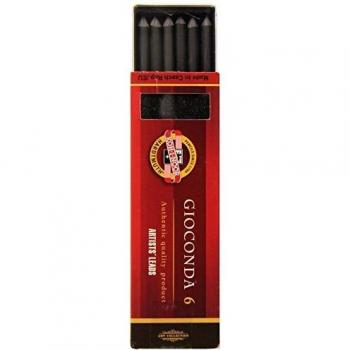 Koh-I-Noor HB/4B Graphite Pencil Storage Case with 6x5.6mm Mines