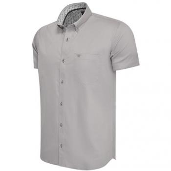 Camisa elegante gris para el verano XXL