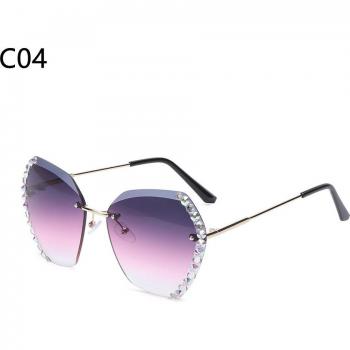 UltraWide Retro-Diamant Sonnenbrille mit UV400‑Filter