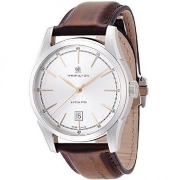 Hamilton H42415551 Spirit of Liberty – Analogische Schweizer Automat-Uhr, Braun