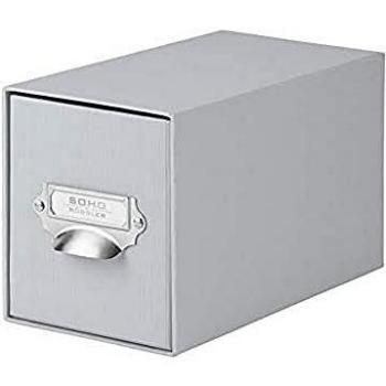 Rössler S.O.H.O. CD-Schubladenbox fÃ¼r 47 CDs, 143x261x158 mm, stone, 2er Pack, 1327452170