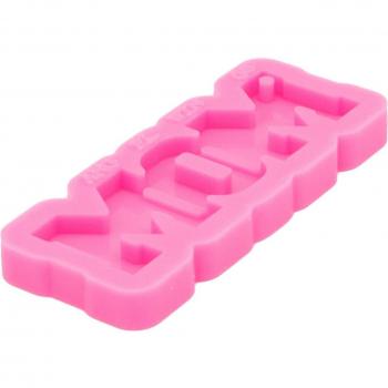 DIY Shiny MOM/DAD Keyring Silicone Mould